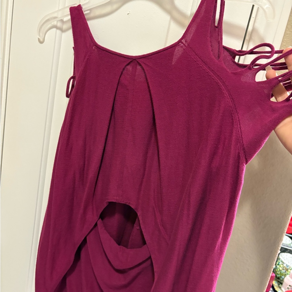 L.A.M.B. Fuchsia Sleeveless Top